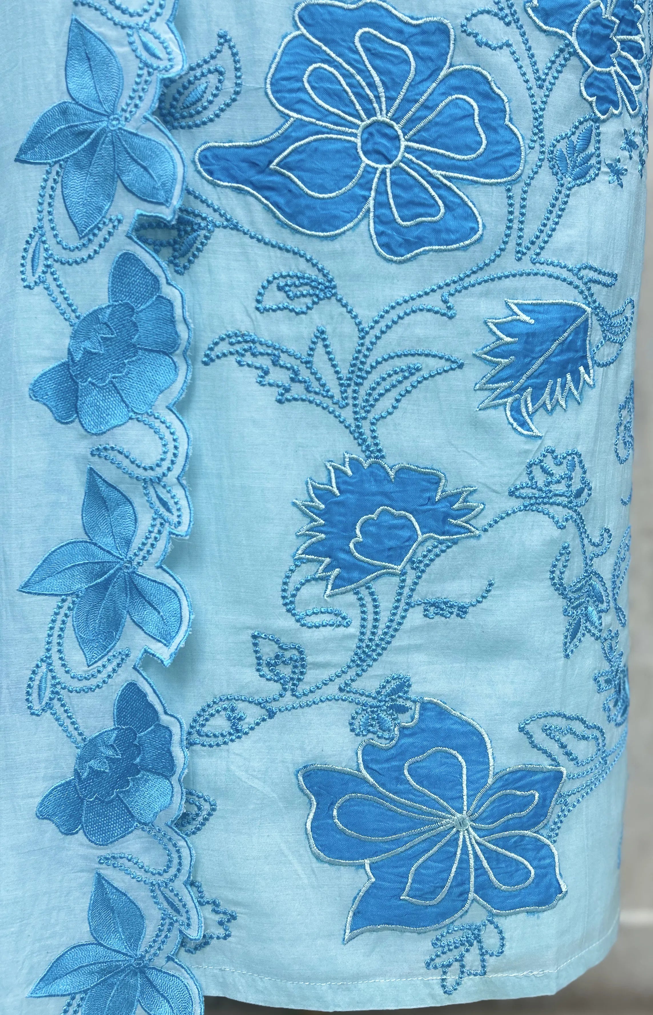 Floral Whisper Elegance Mul Chanderi Unstitched Suits
