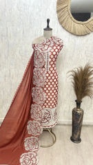 Polka Bloom Heritage Unstitched Suits