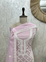 Mul Cotton Graceful Threads Unstitched Suits