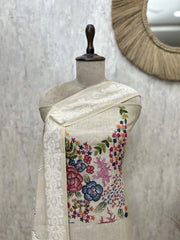 Floral Jamdani Essence Unstitched Suits