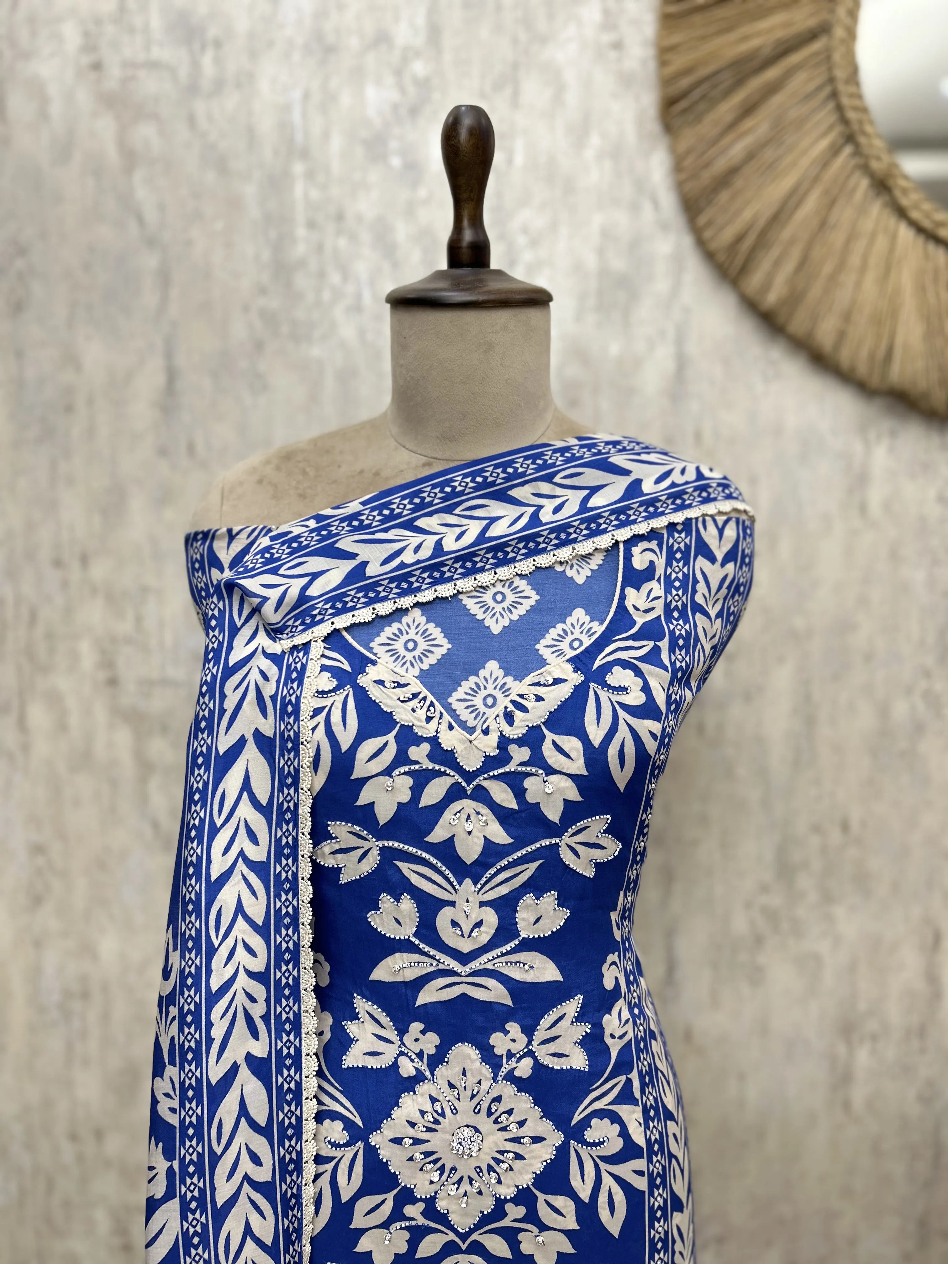 Muslin Viraasat Unstitched Suits