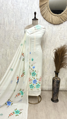 Handpainted Bloomscape Unstitched Suits