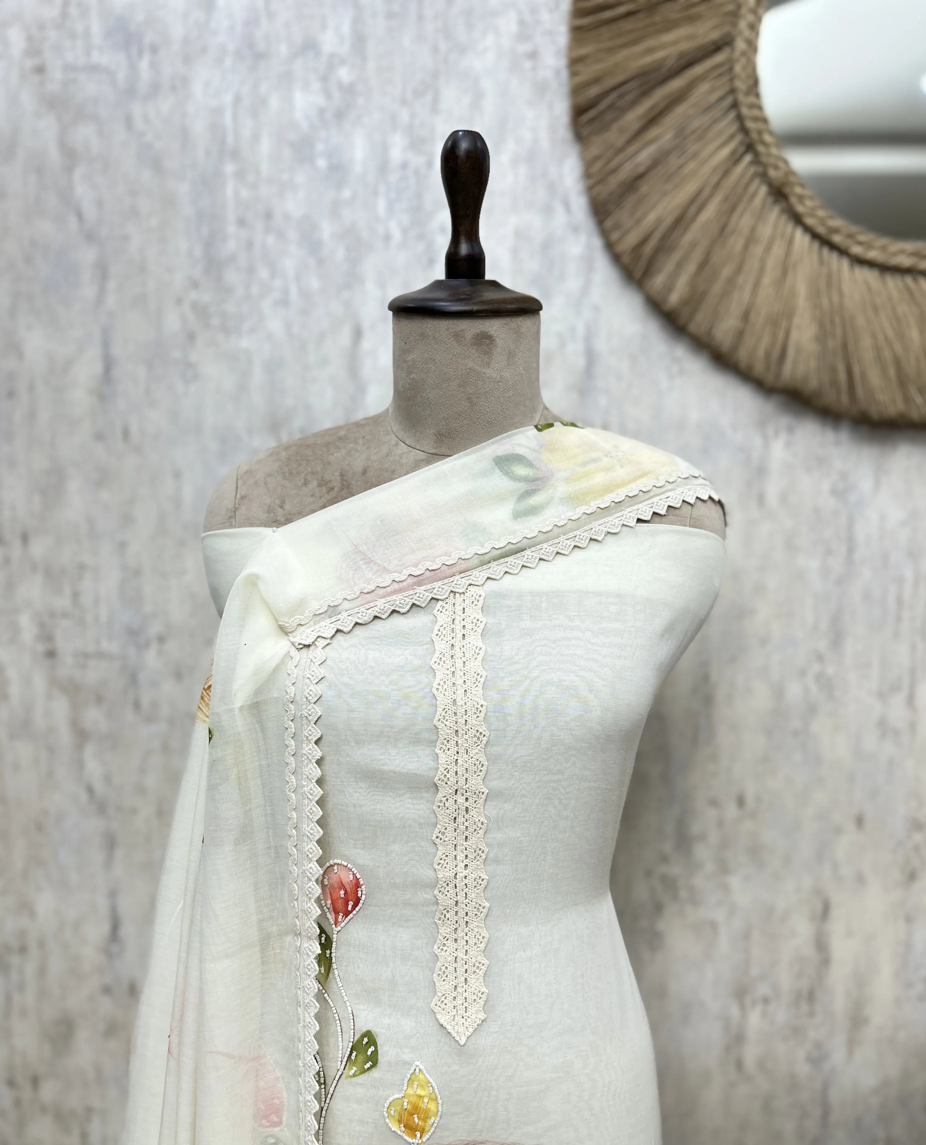 Handpainted Bloomscape Unstitched Suits