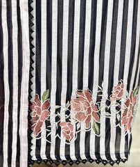 Petals & Pinstripes Mul Cotton Unstitched Suits