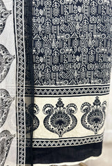 Monochrome Muse Modal Cotton Unstitched Suits