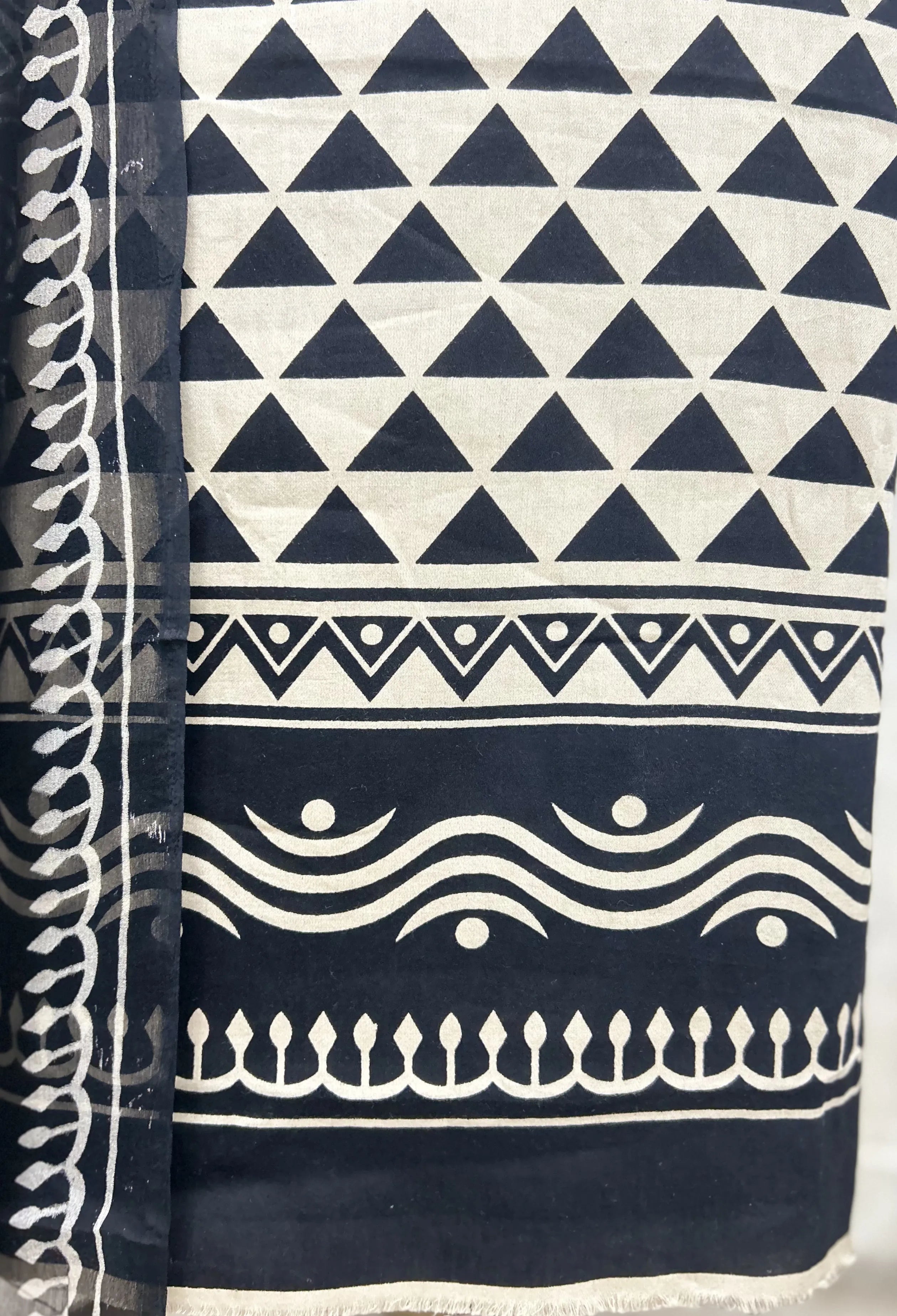 Monochrome Muse Modal Cotton Unstitched Suits