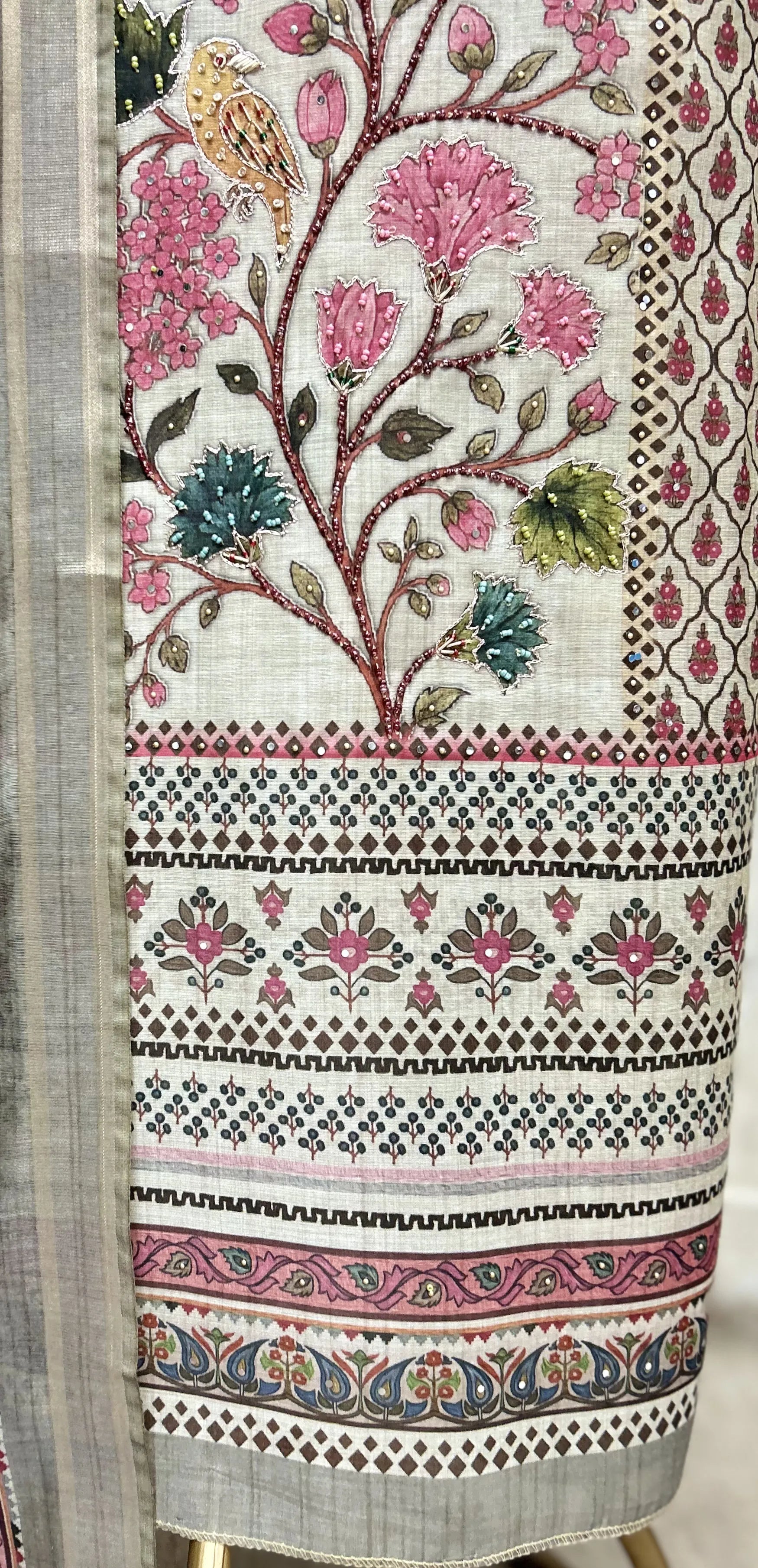 The Floral Manuscript Unstitched Suits