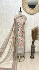 The Floral Manuscript Unstitched Suits