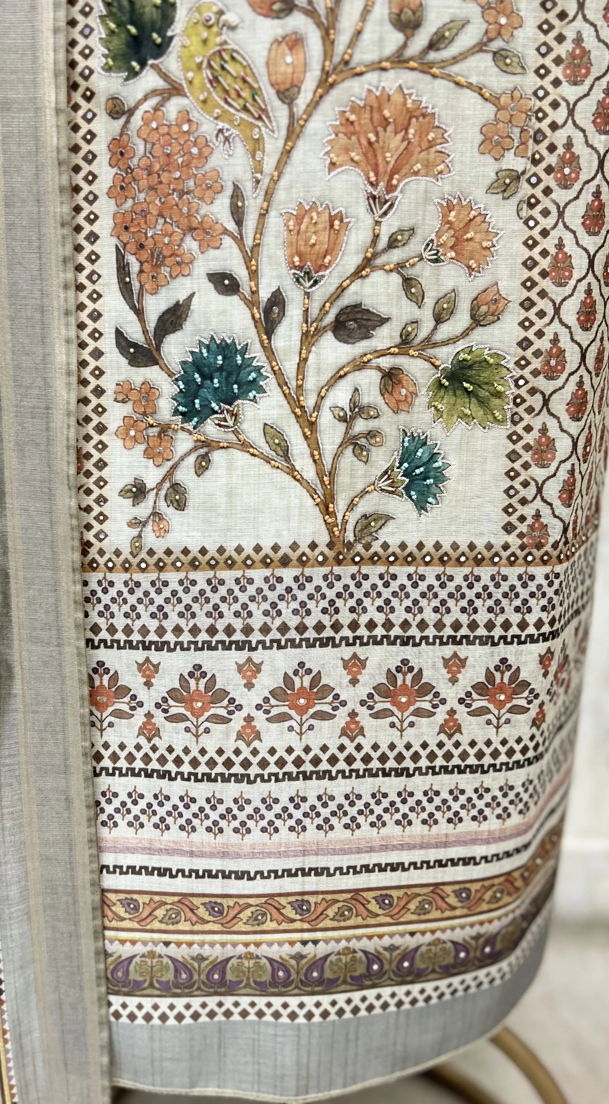 The Floral Manuscript Unstitched Suits