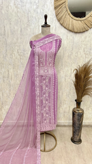 Regal Resham Garden Georgette Unstitched Suits