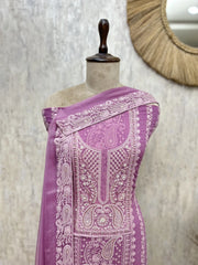 Regal Resham Garden Georgette Unstitched Suits