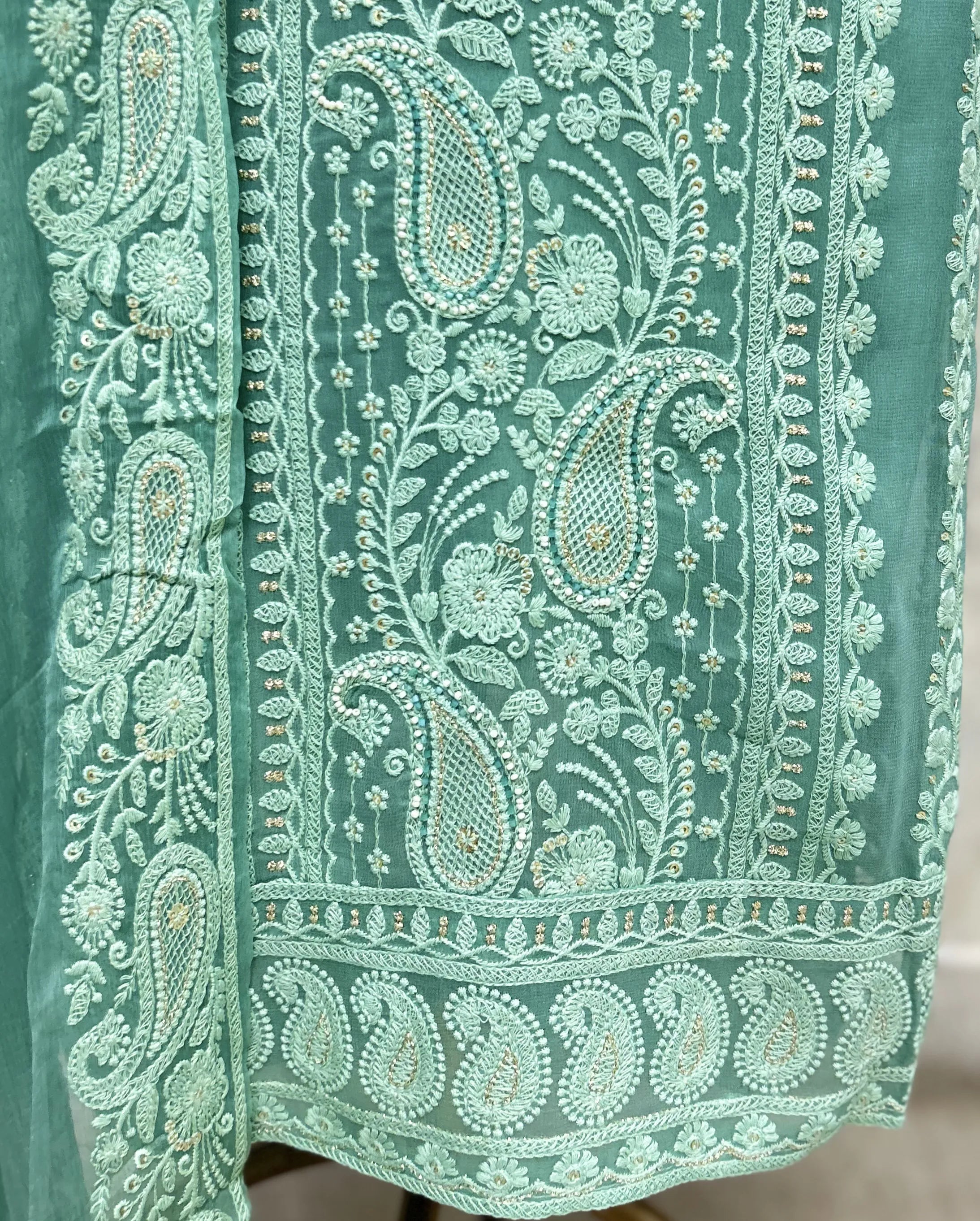 Regal Resham Garden Georgette Unstitched Suits