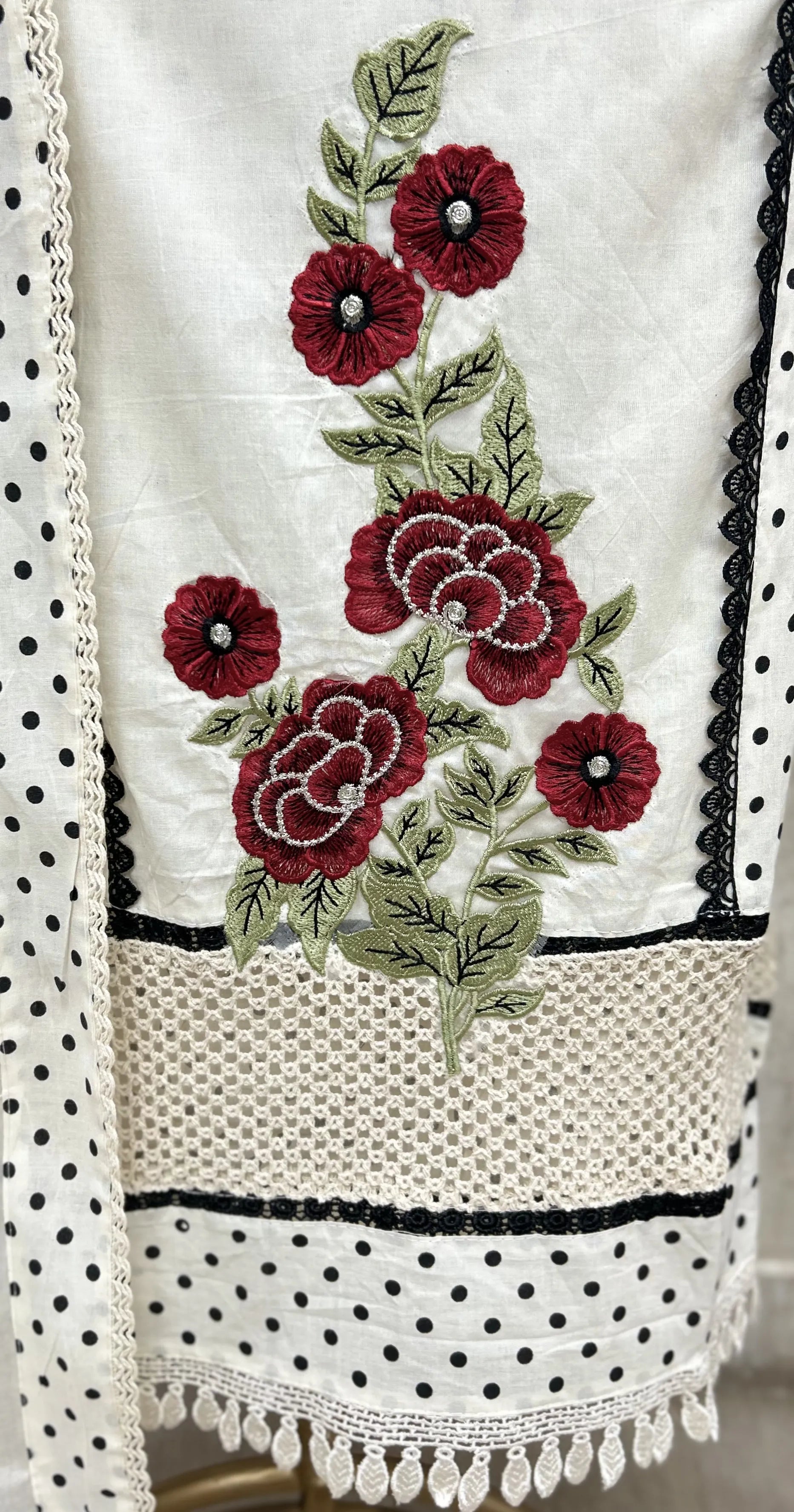Petal Poetry Cotton Unstitched Suits