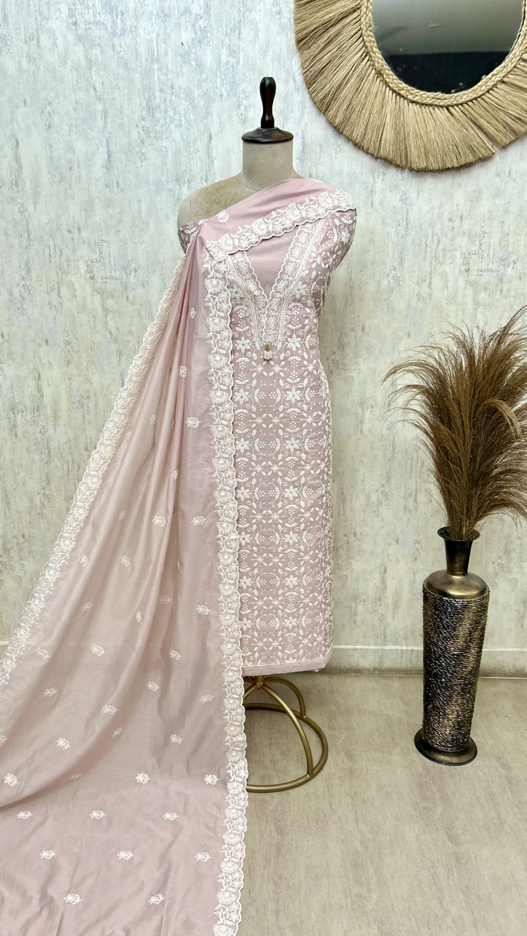Threaded Elegance Maheshwari Unstitched Suits