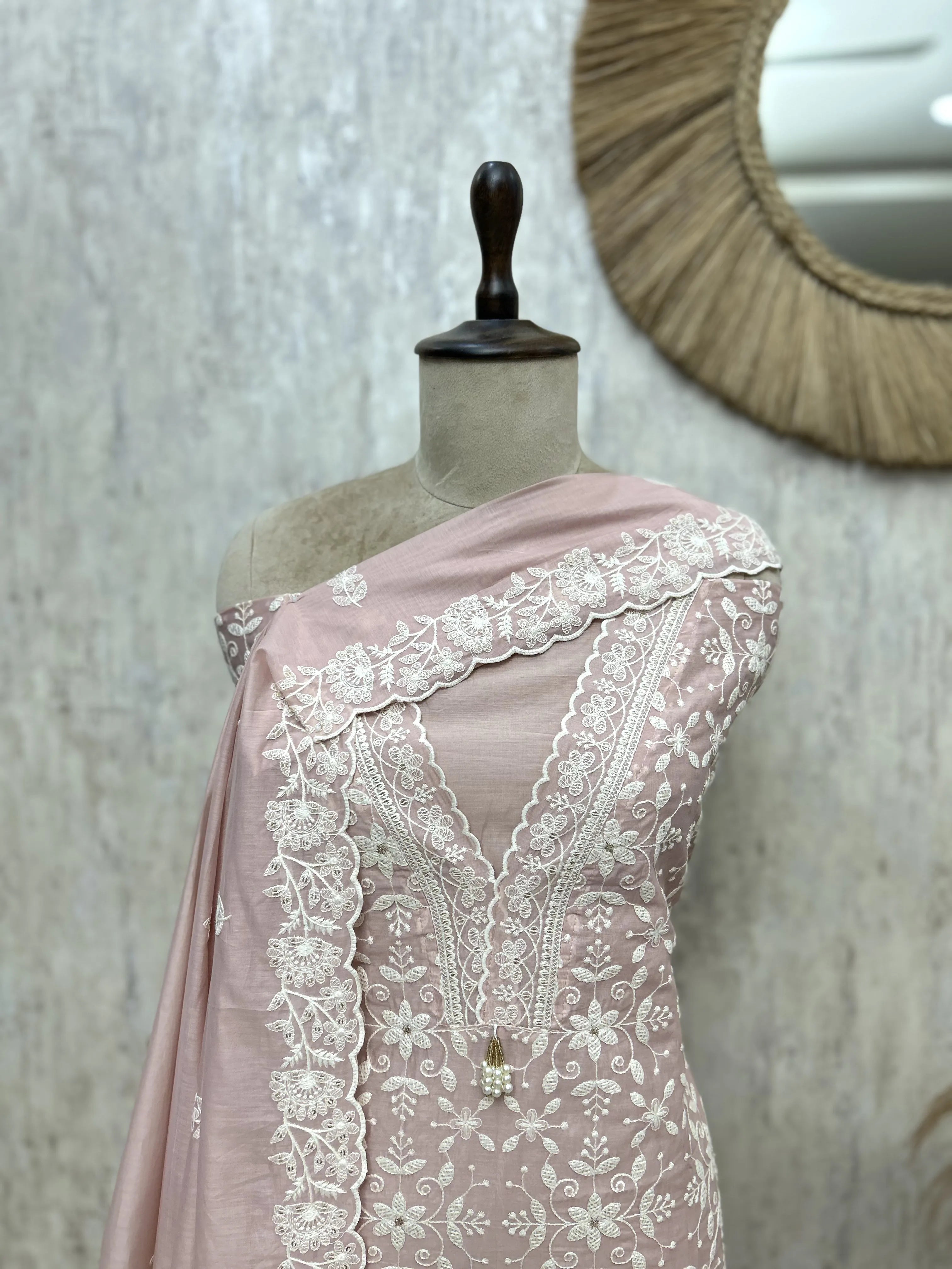Threaded Elegance Maheshwari Unstitched Suits