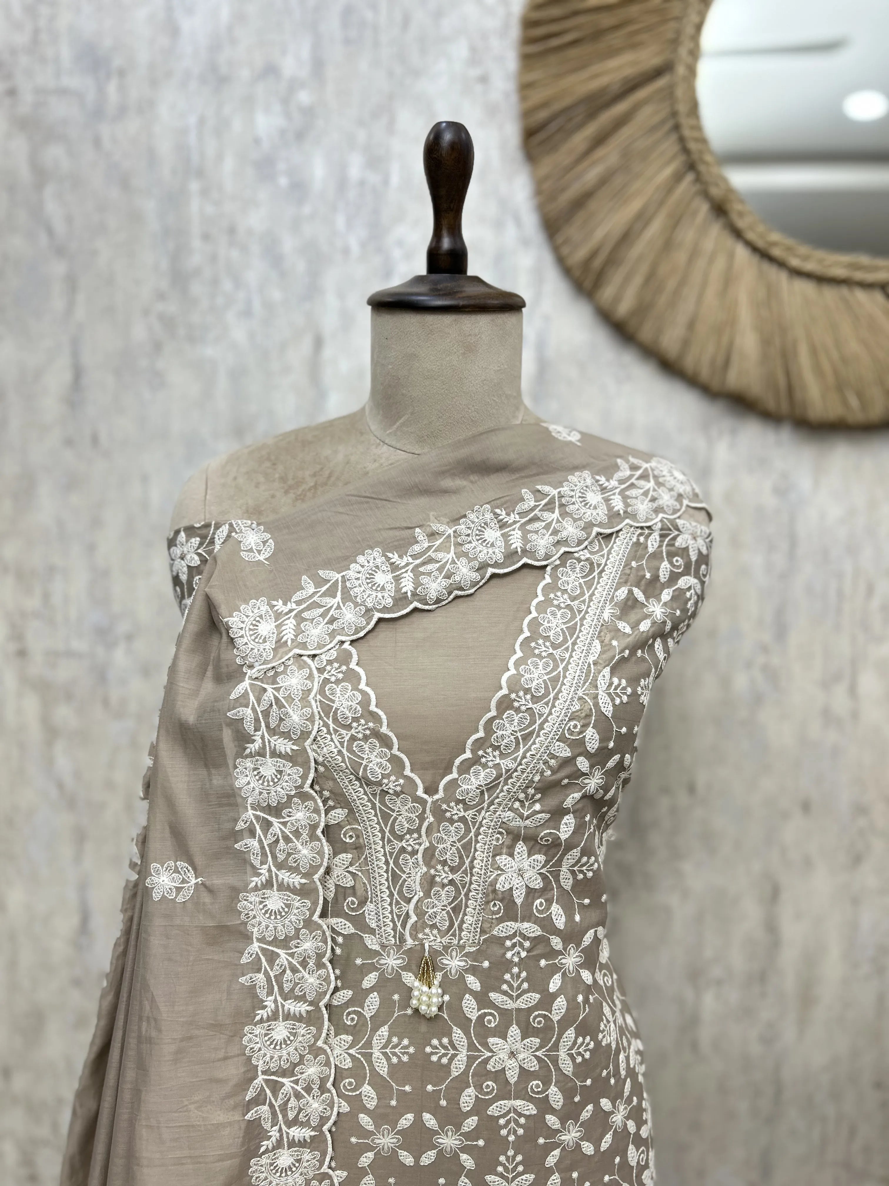 Threaded Elegance Maheshwari Unstitched Suits