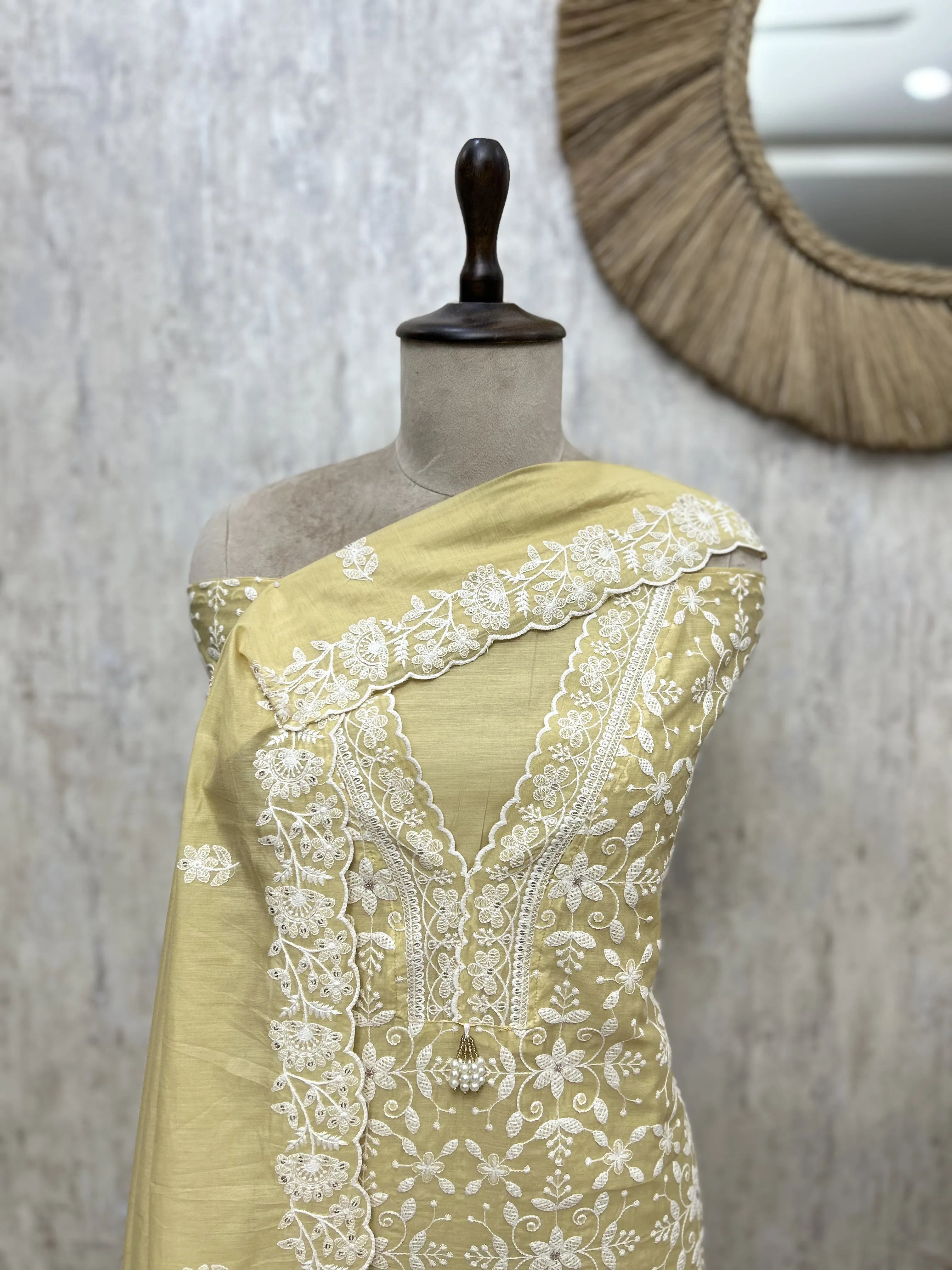 Threaded Elegance Maheshwari Unstitched Suits