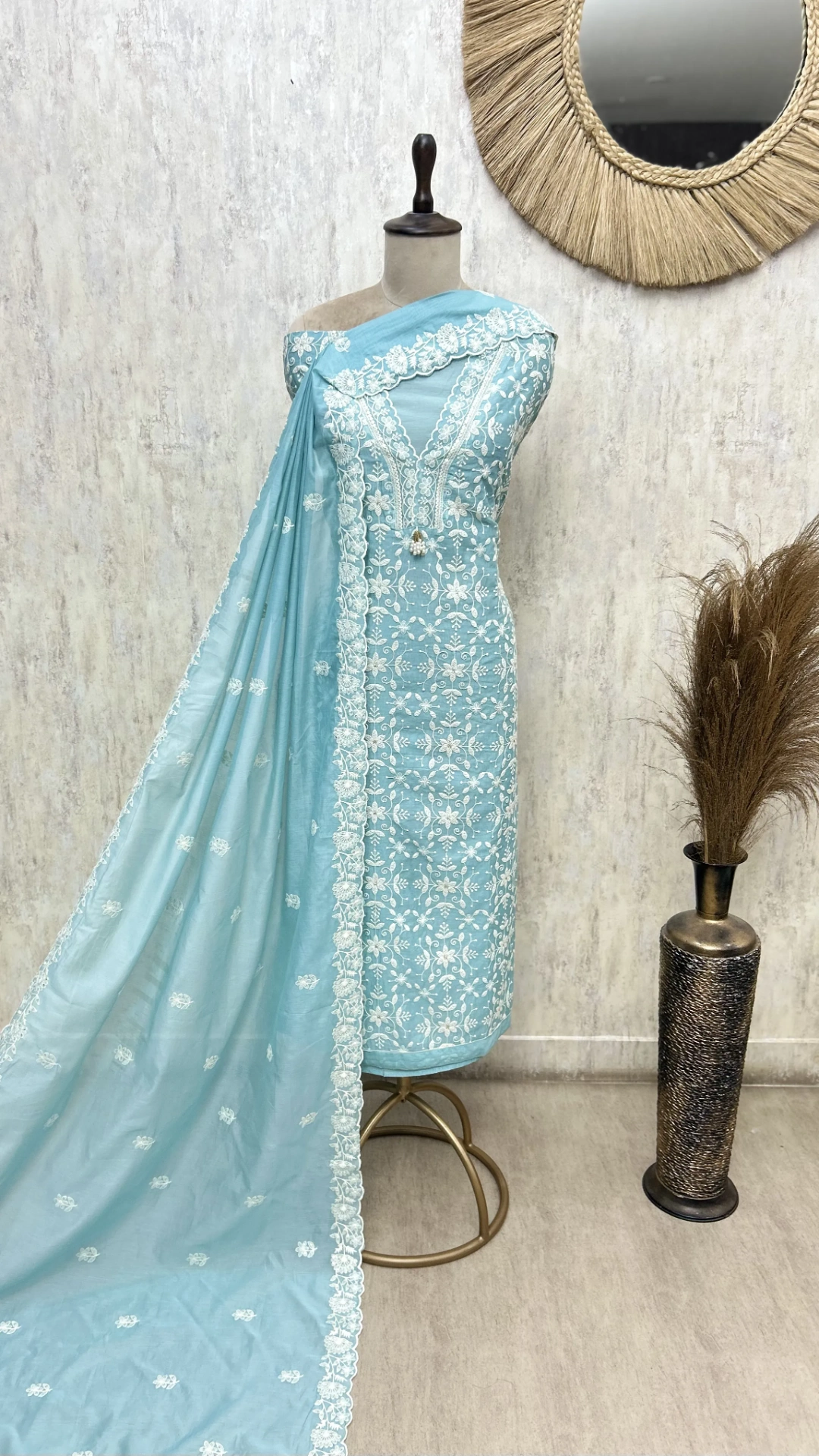 Threaded Elegance Maheshwari Unstitched Suits