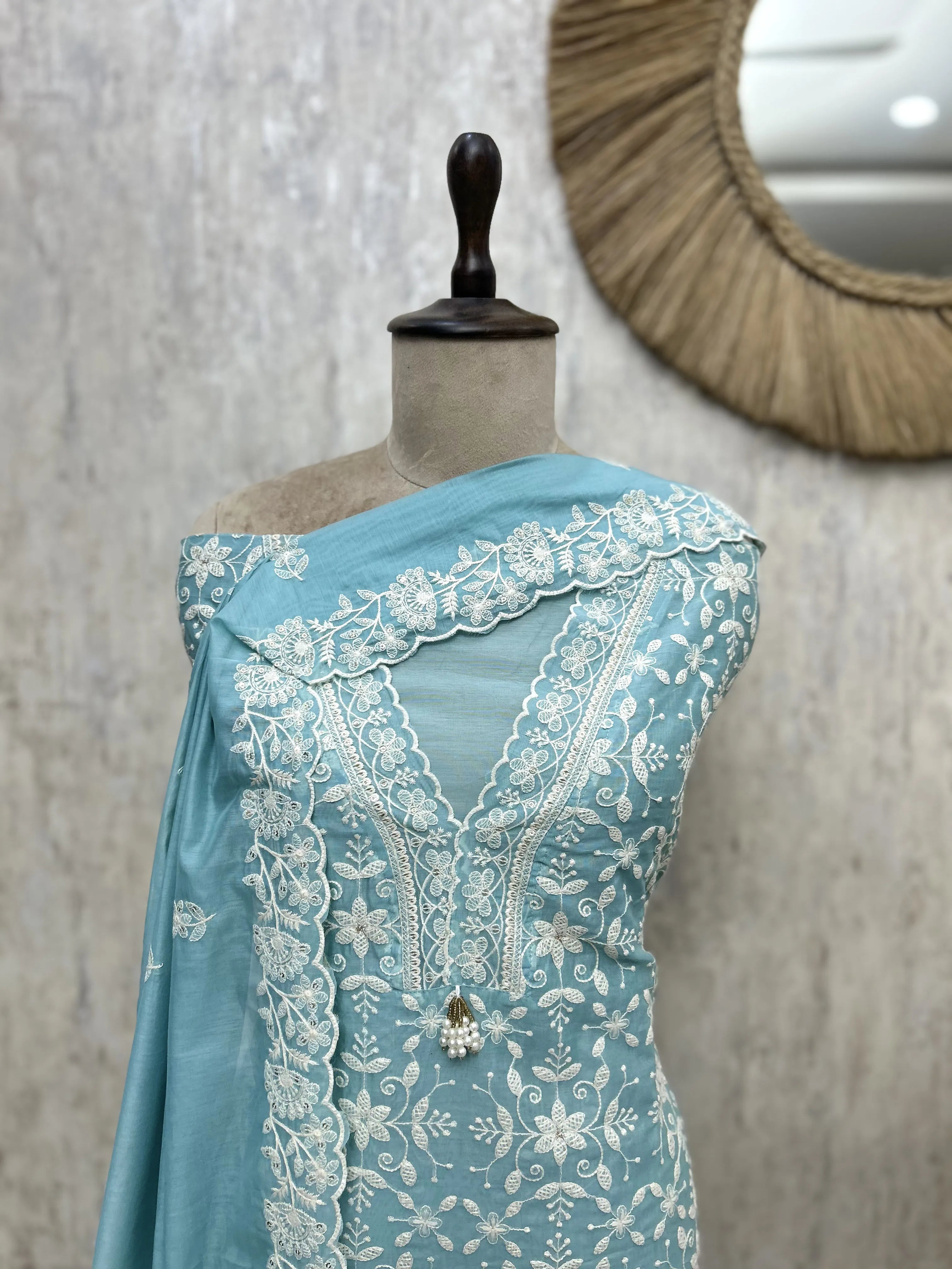 Threaded Elegance Maheshwari Unstitched Suits