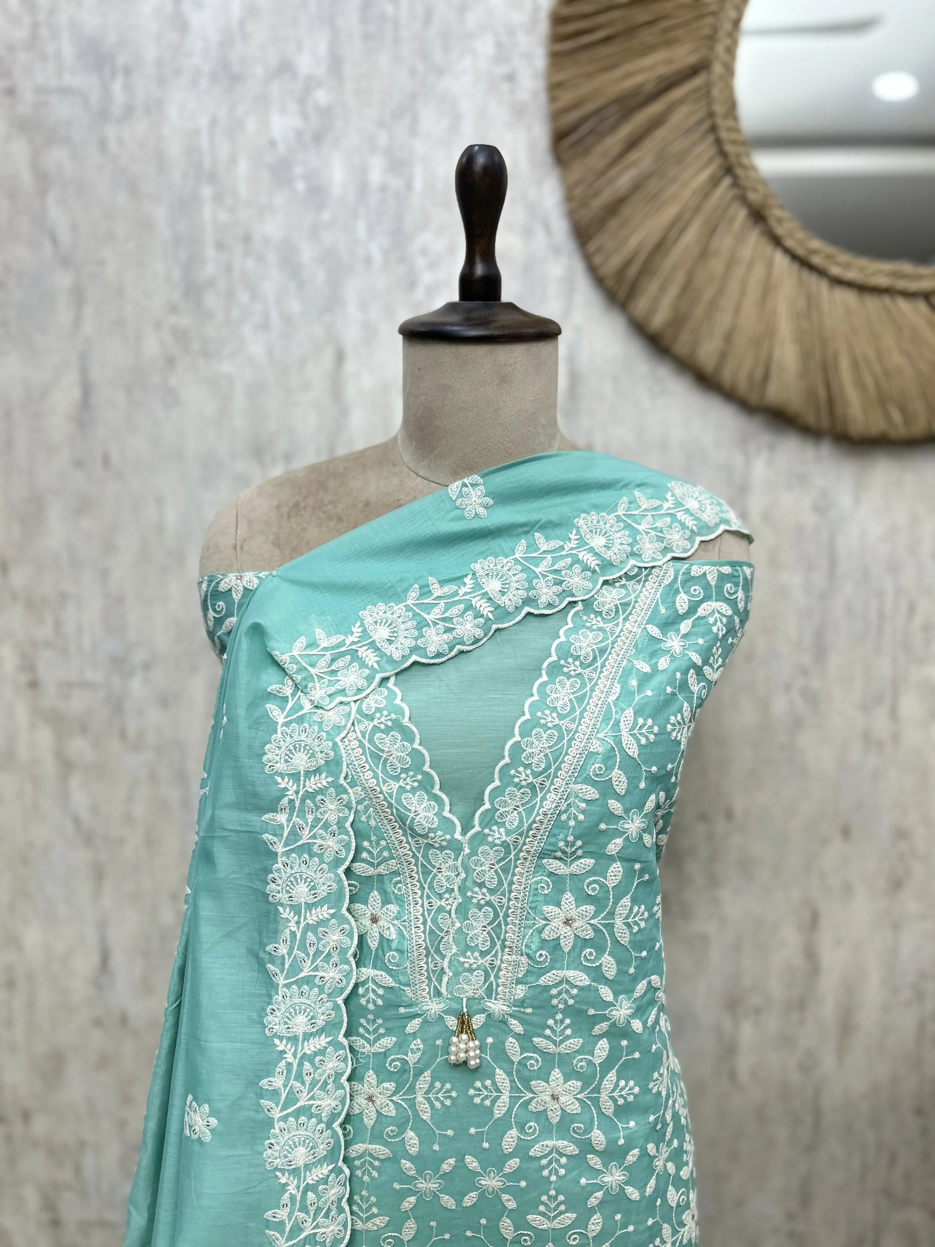 Threaded Elegance Maheshwari Unstitched Suits