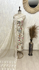 Meadow Bloom Jamdani Unstitched Suits