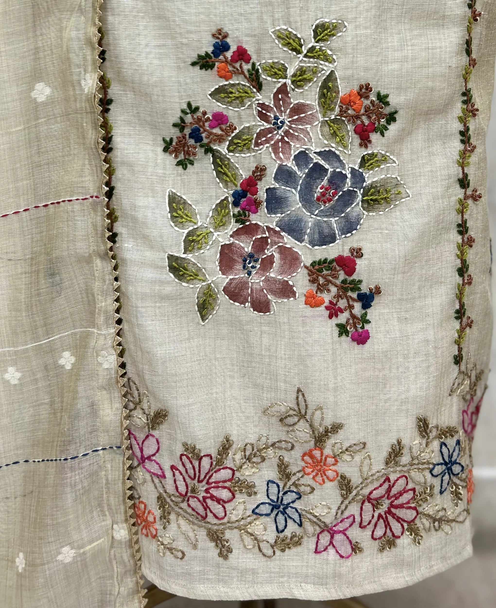 Meadow Bloom Jamdani Unstitched Suits