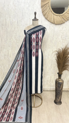 Tribal Weave Elegance Mul Cotton Unstitched Suit