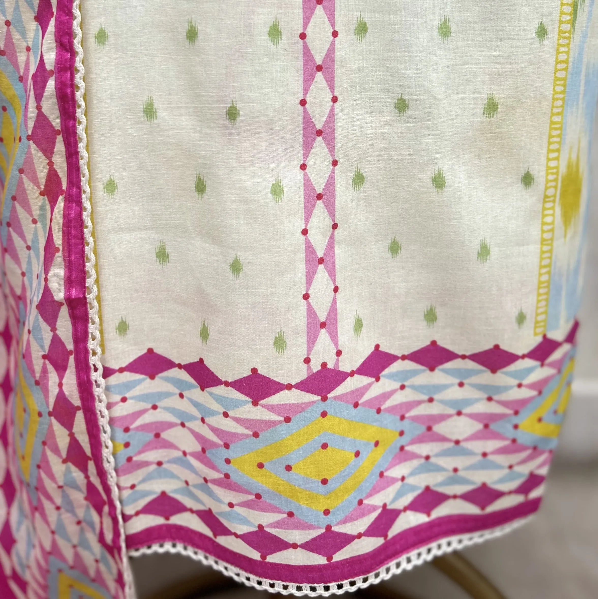Ikat Heritage Bloom Cotton Unstitched Suits