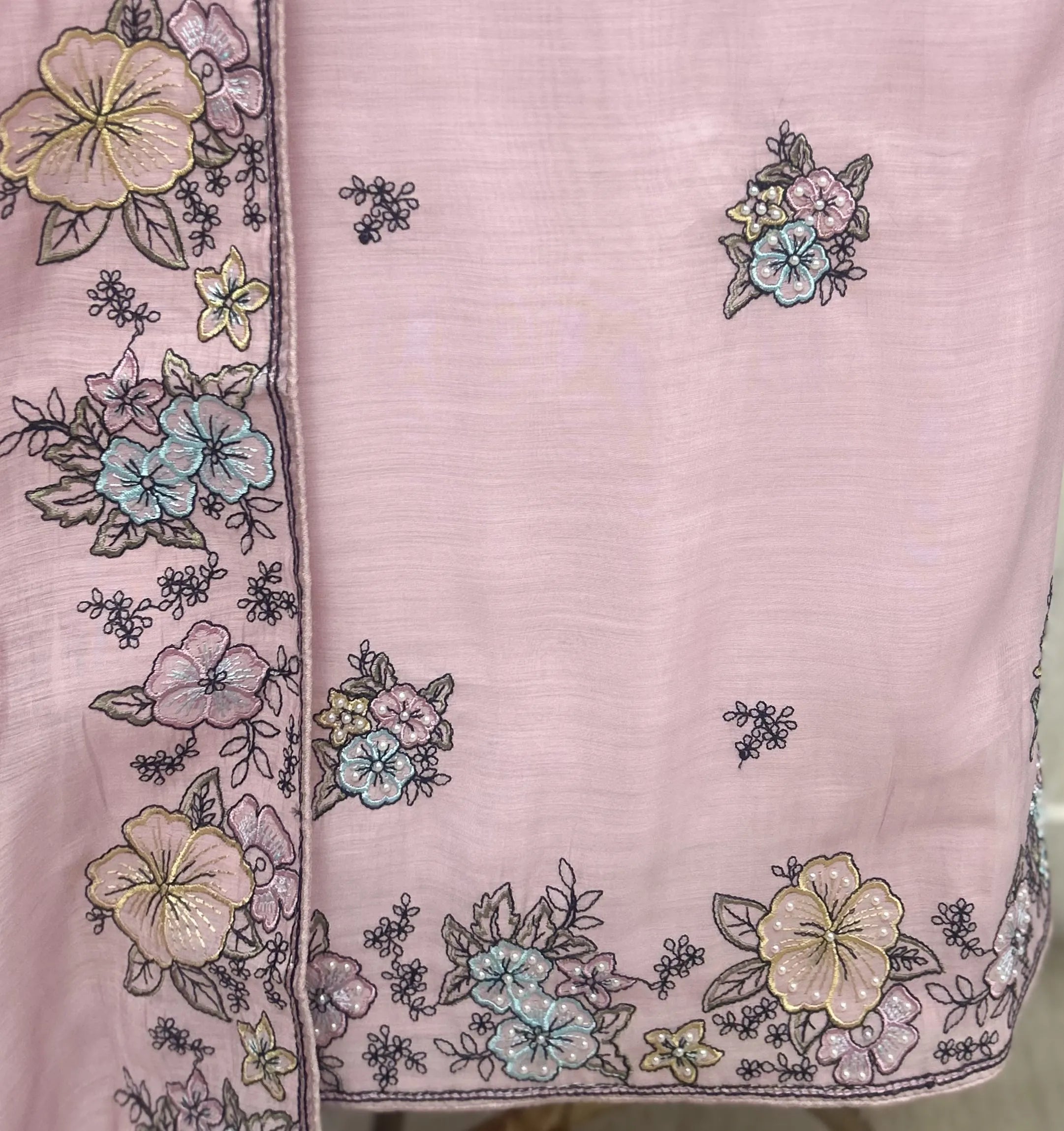 Delicate Petal Charm Unstitched Suits