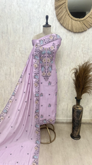 Delicate Petal Charm Unstitched Suits