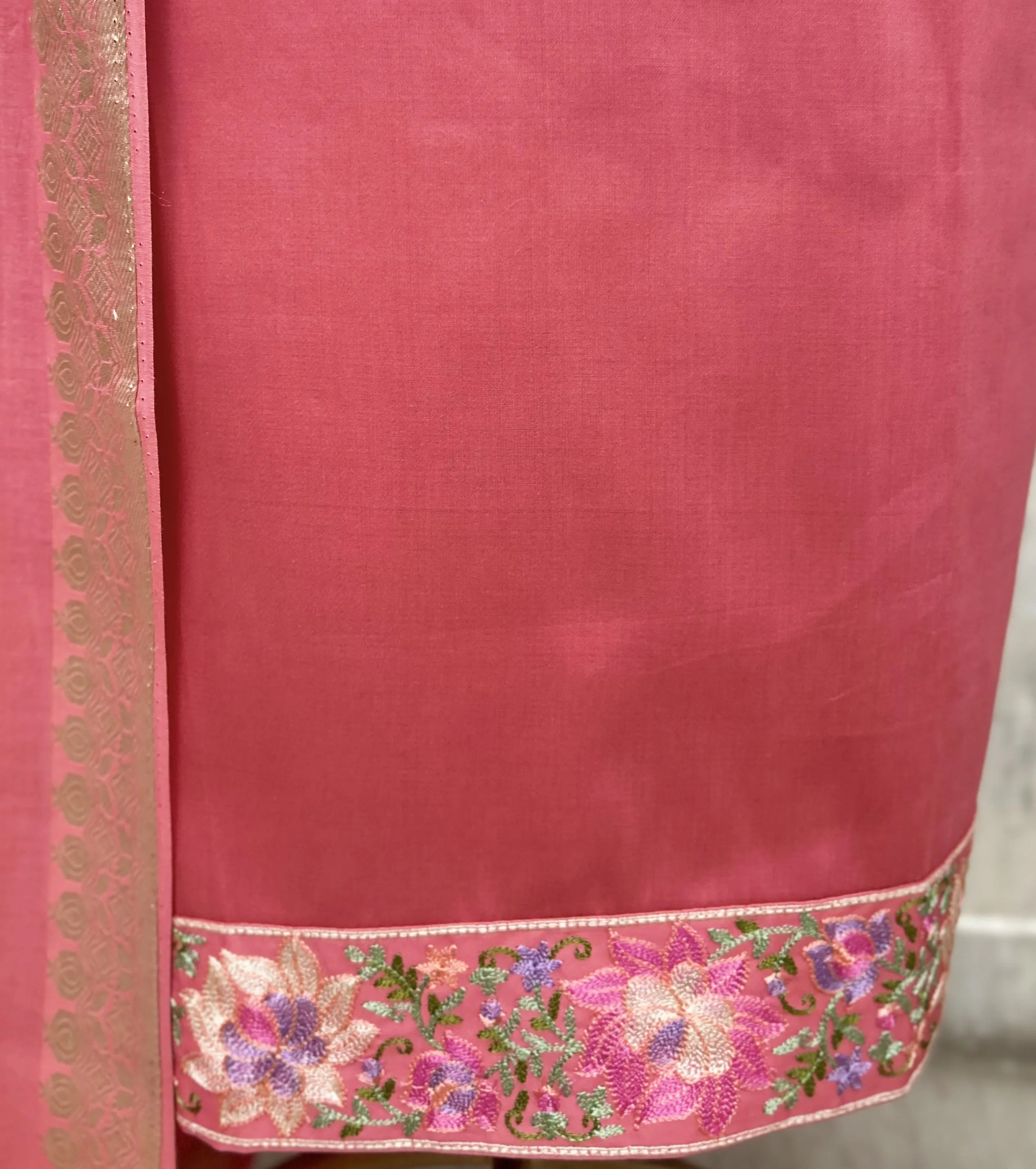 Banarasi Bloom Glace Cotton Unstitched Suits