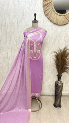 Banarasi Bloom Glace Cotton Unstitched Suits