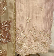 Moonlit Garden Crush Tissue Unstitched Suits