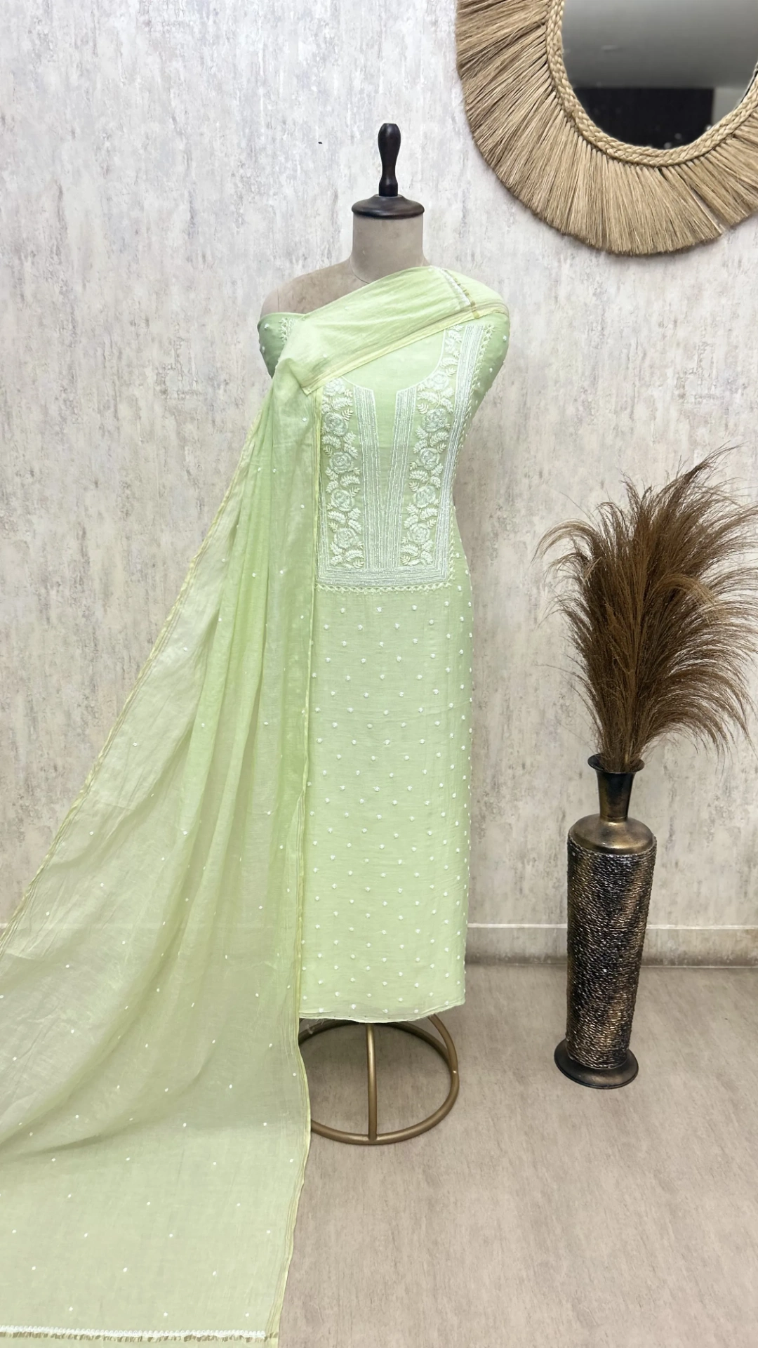 Enchanted Petals Mul Cotton Unstitched Suit
