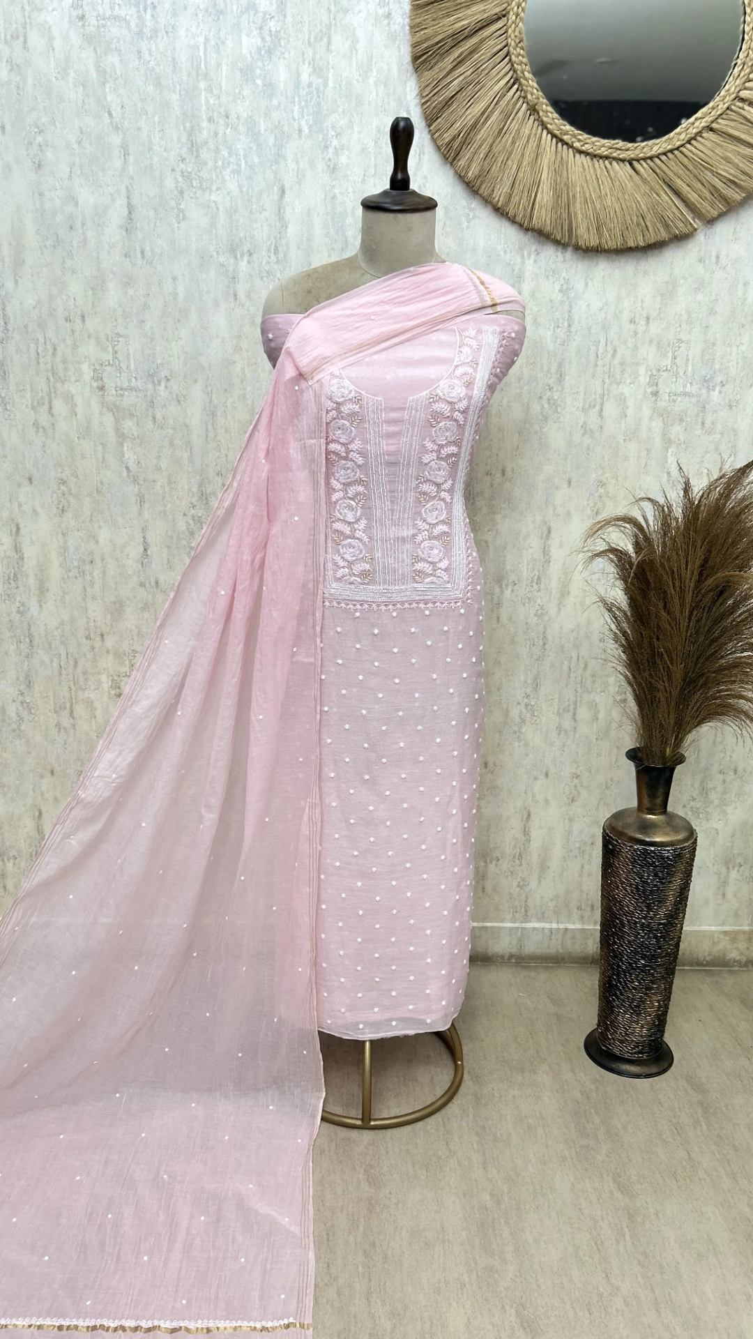 Enchanted Petals Mul Cotton Unstitched Suit