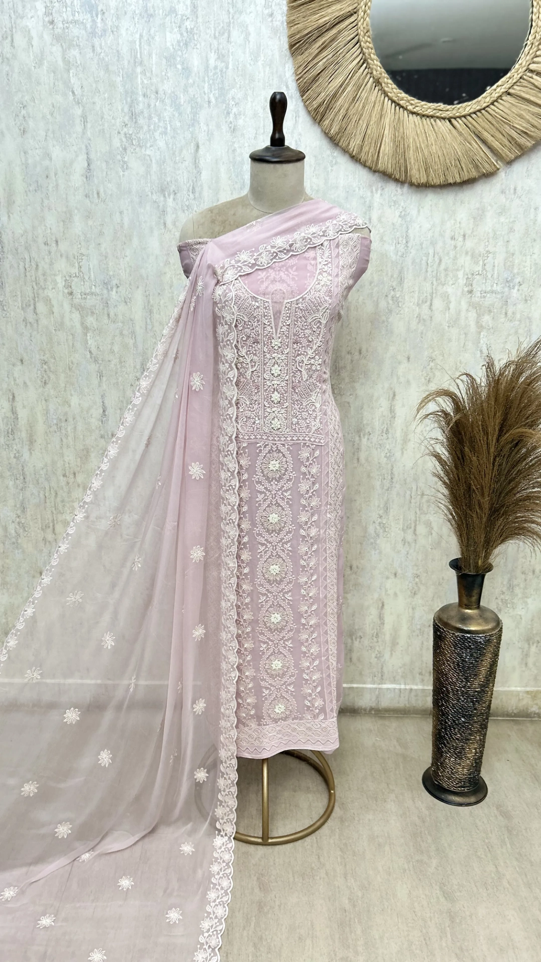 Timeless Tehzeeb Georgette Unstitched Suit Ensemble