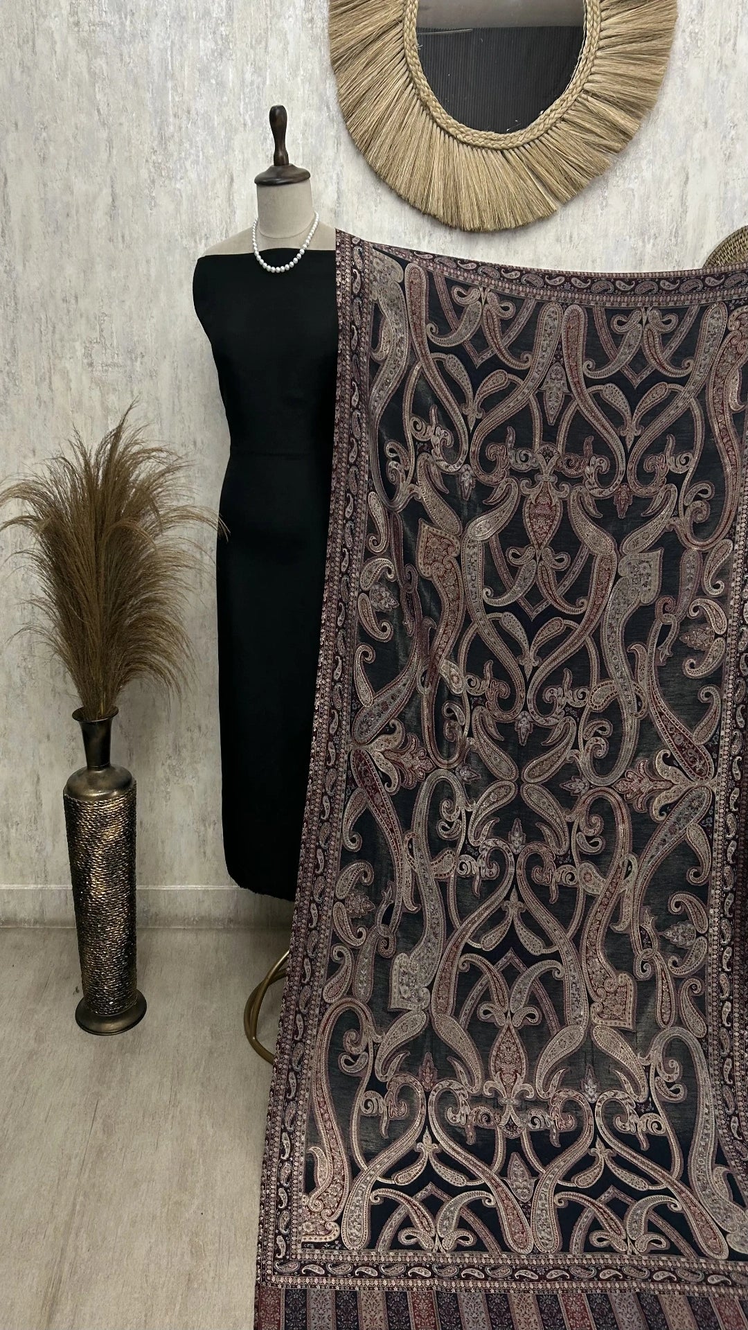 Reversible Moonlight Coatwool Unisex Shawls With Curated Box Packaging