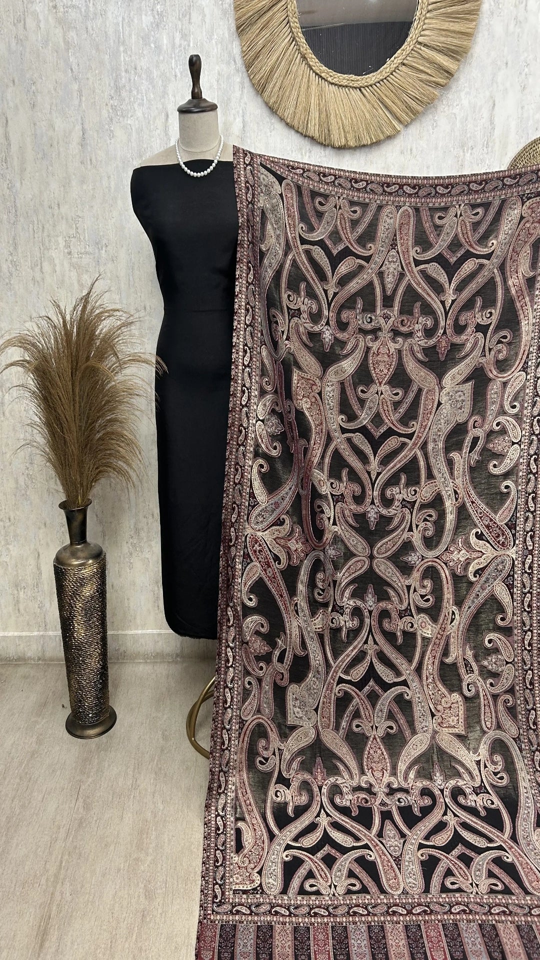 Reversible Moonlight Coatwool Unisex Shawls With Curated Box Packaging