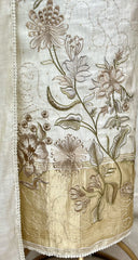 Garden Reverie Jamdani Linen Unstitched Suit