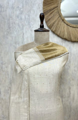 Garden Reverie Jamdani Linen Unstitched Suit