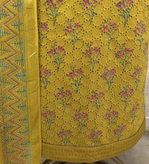 Heirloom Blossom Hakuba Cotton Unstitched Suit