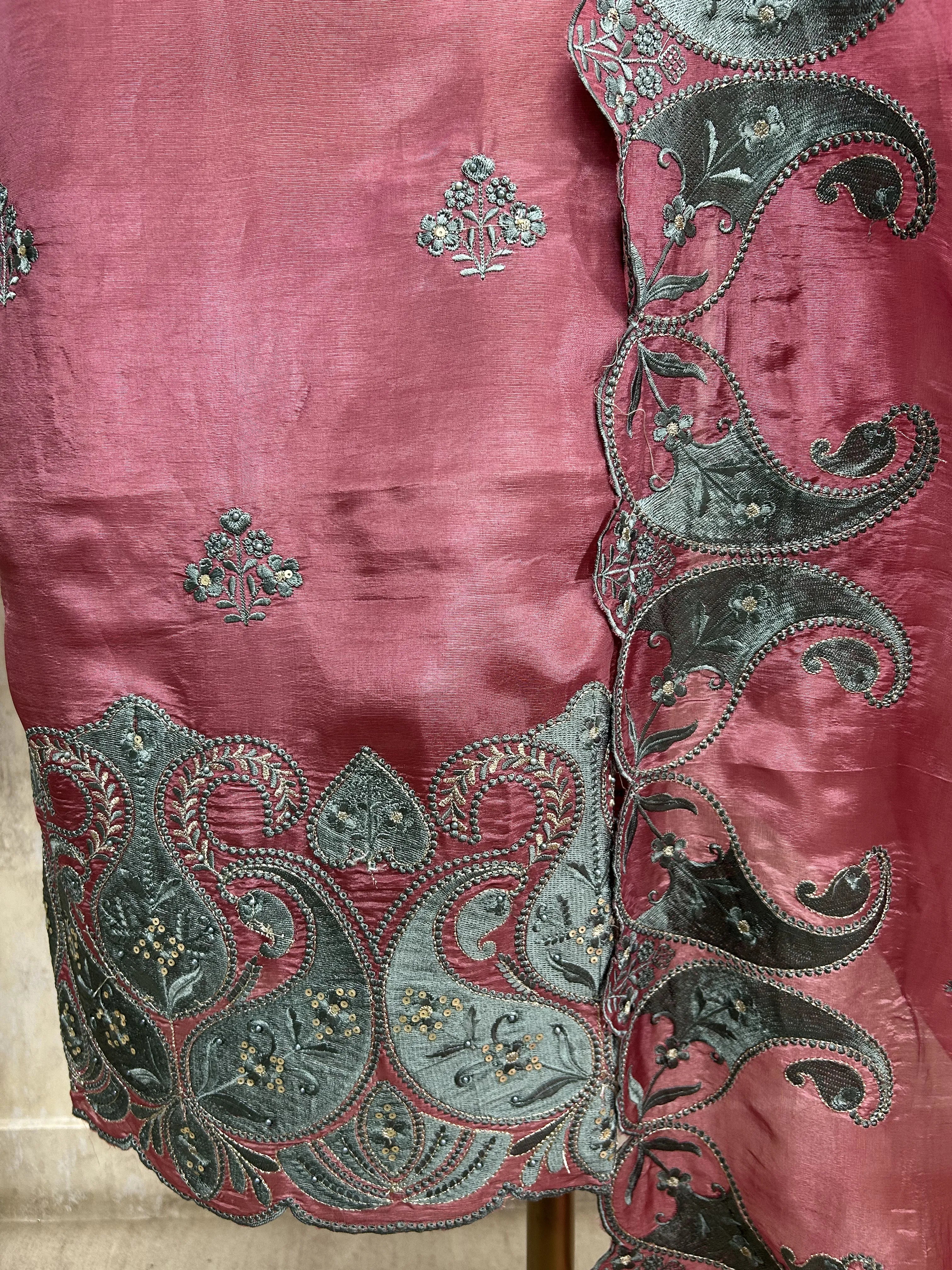 Antique Elegance Unstiched Suit
