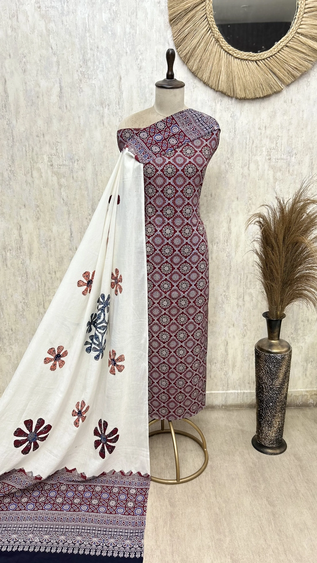 Crafted Heritage Cotton Unstitched Suit