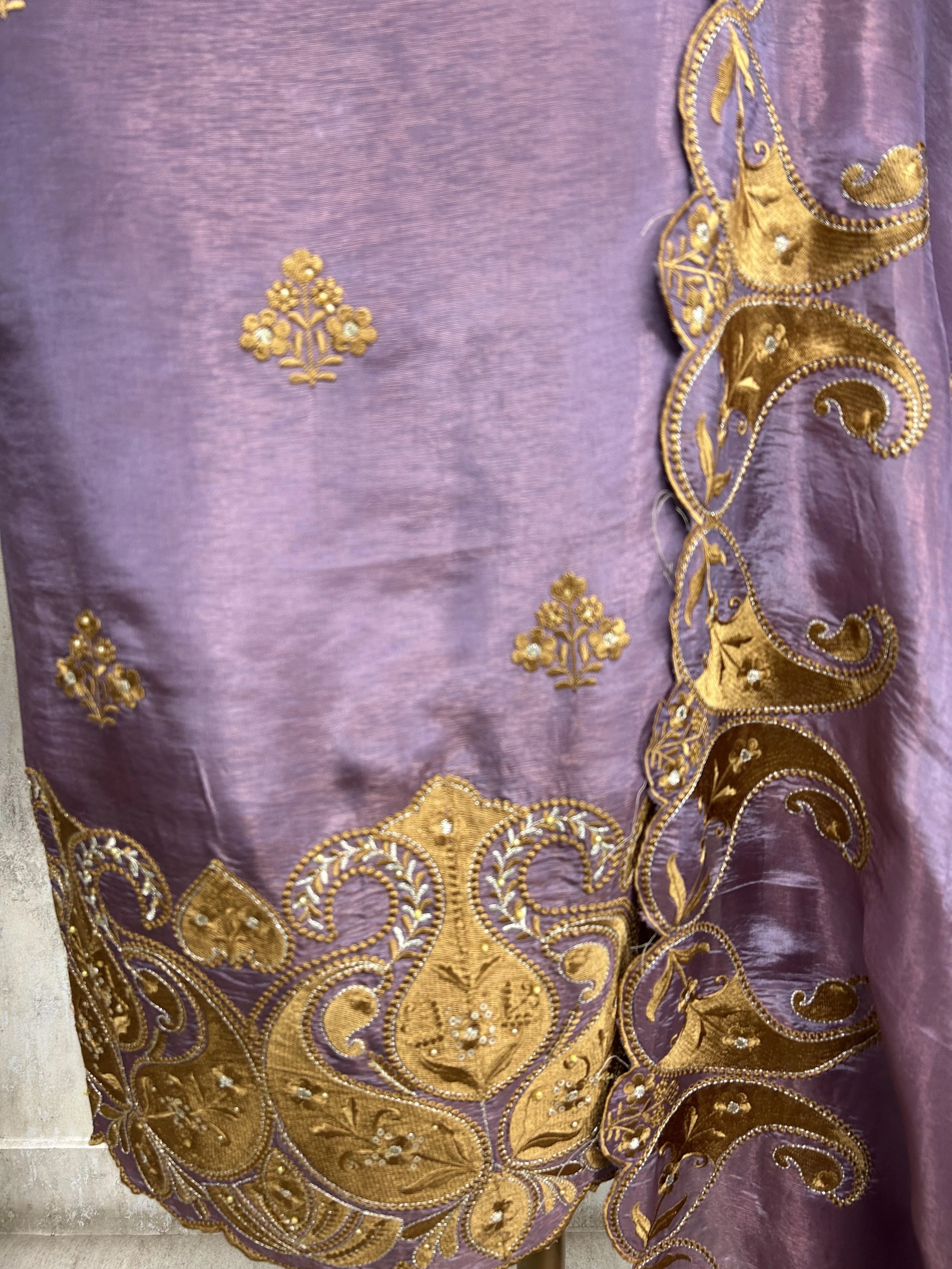 Antique Elegance Unstiched Suit