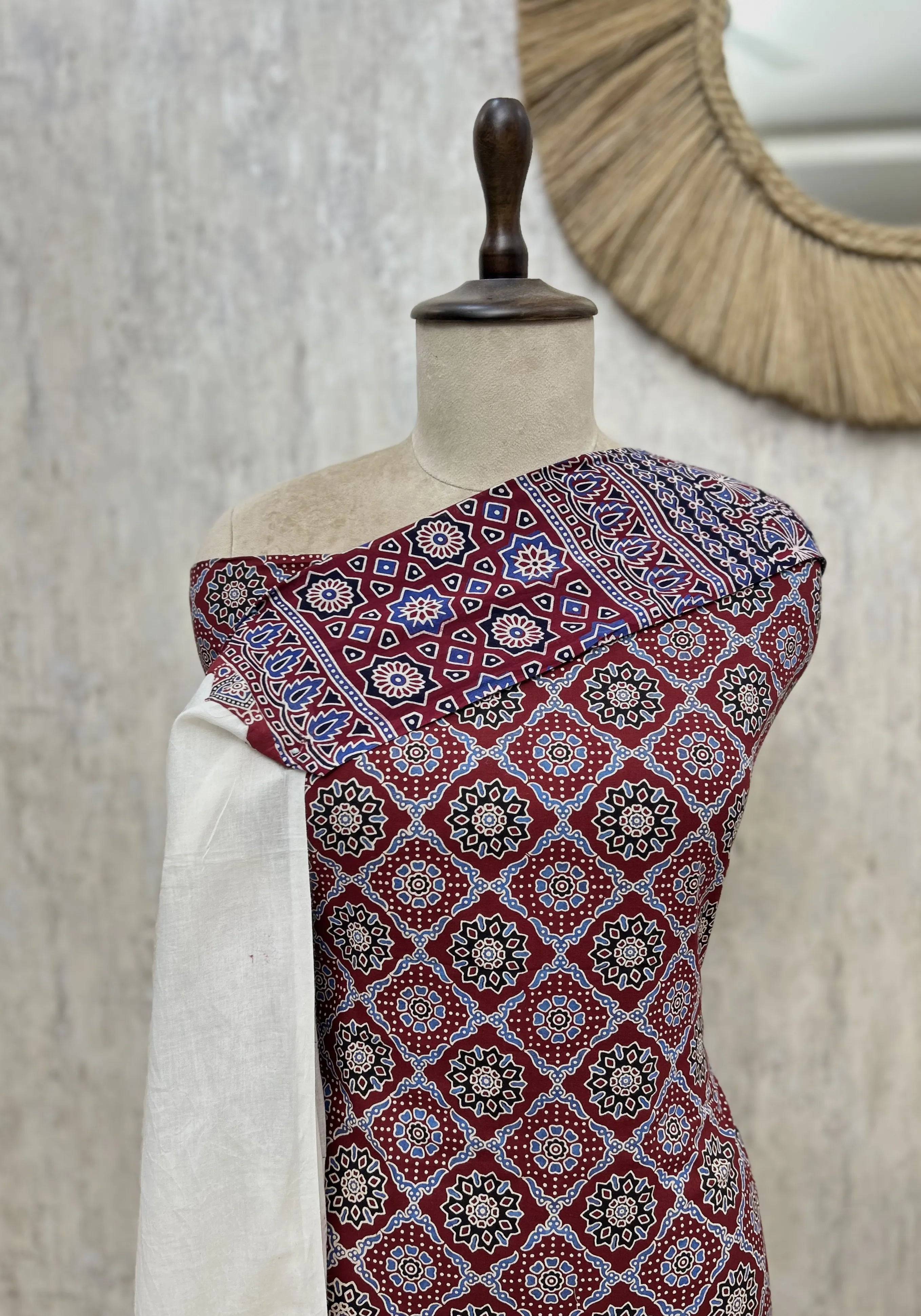 Crafted Heritage Cotton Unstitched Suit
