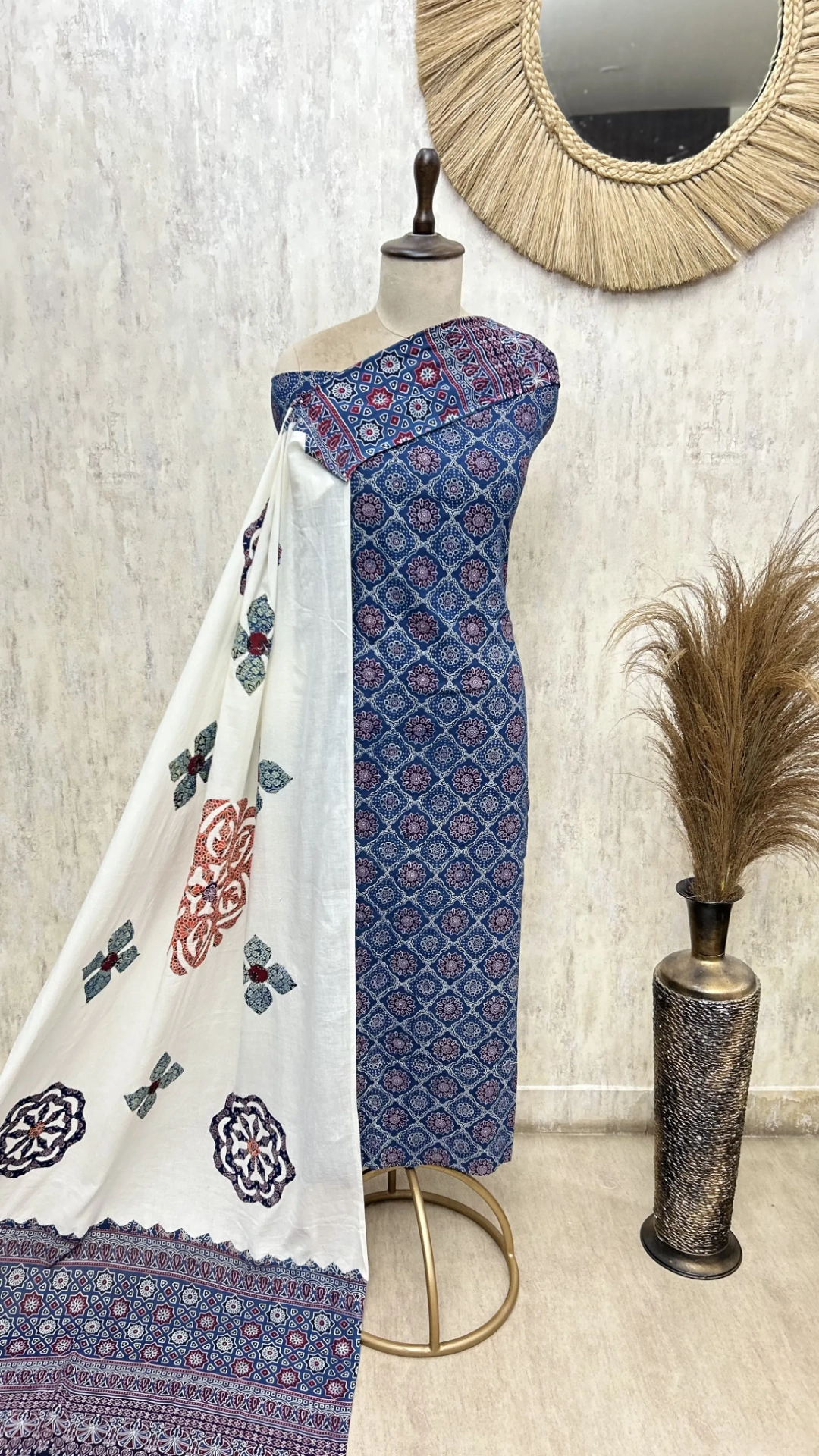 Crafted Heritage Cotton Unstitched Suit