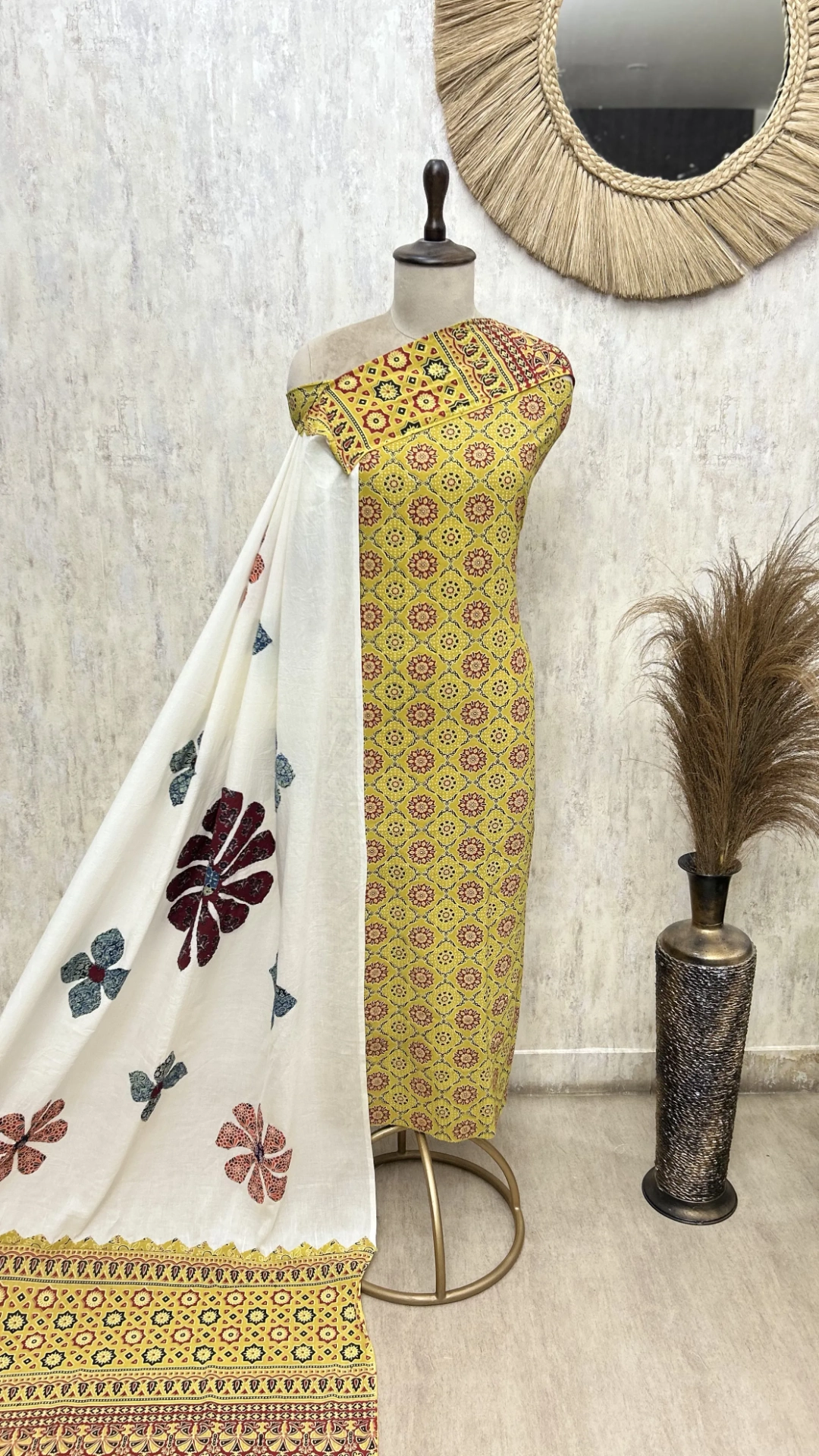Crafted Heritage Cotton Unstitched Suit