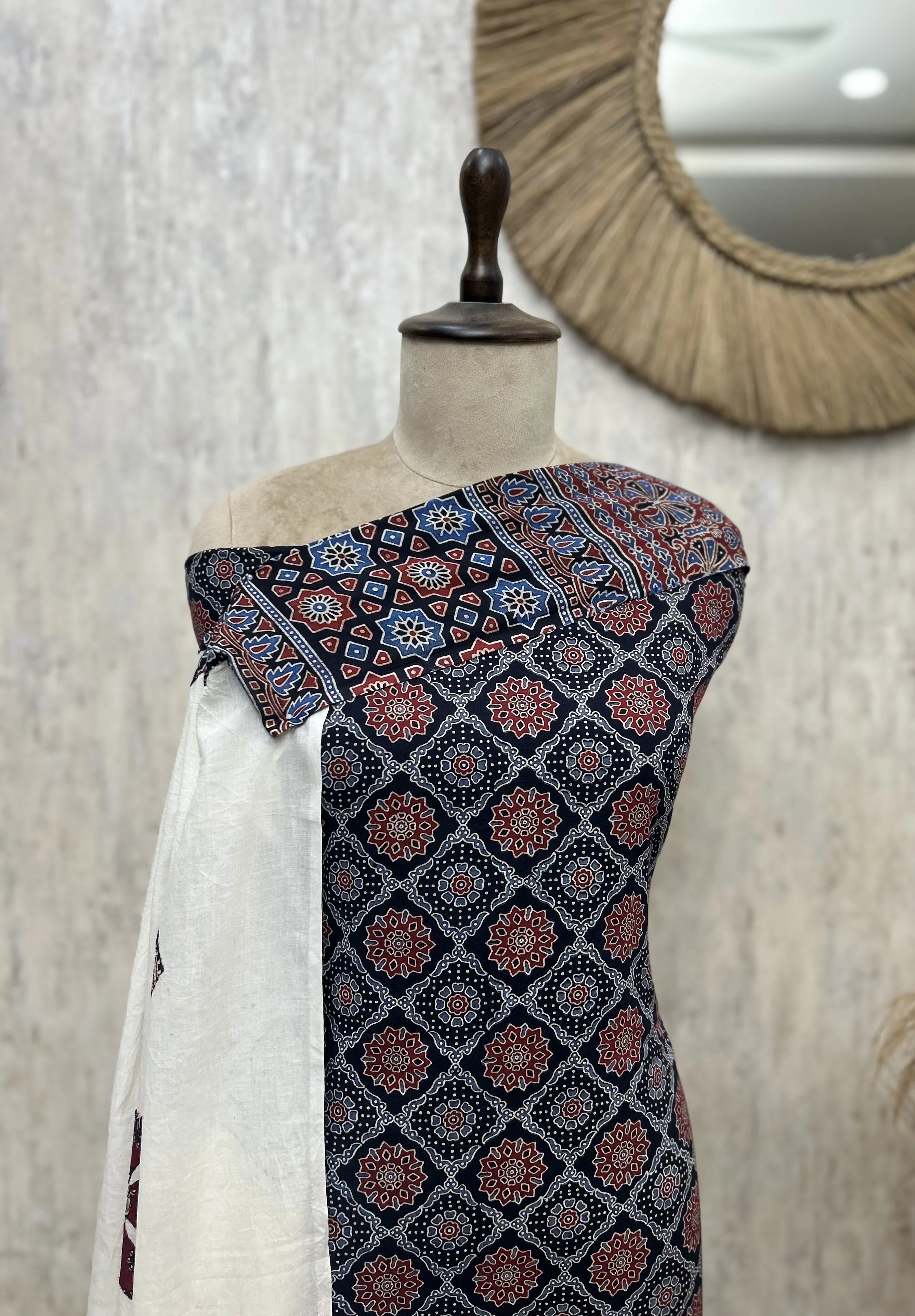 Crafted Heritage Cotton Unstitched Suit