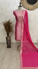 Festive Grace Unstiched Suit