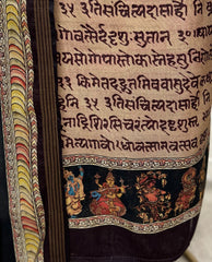Maheshwari Unstitched Cotton Suit with Kalamkari Pallu
